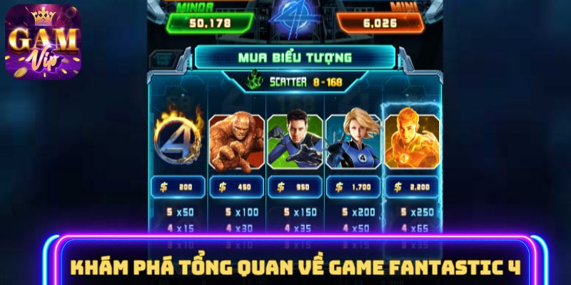 Khám phá tổng quan về game Fantastic 4